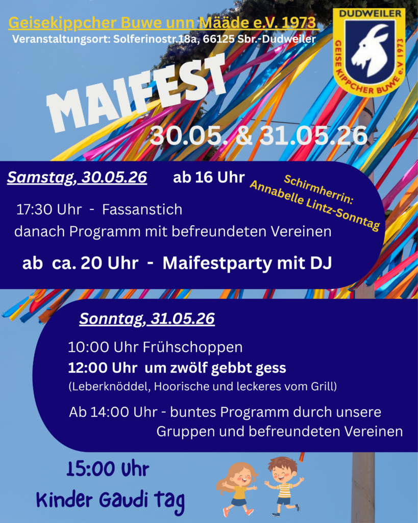 Geisekippcher Maifest 30.05 & 31.05.2026