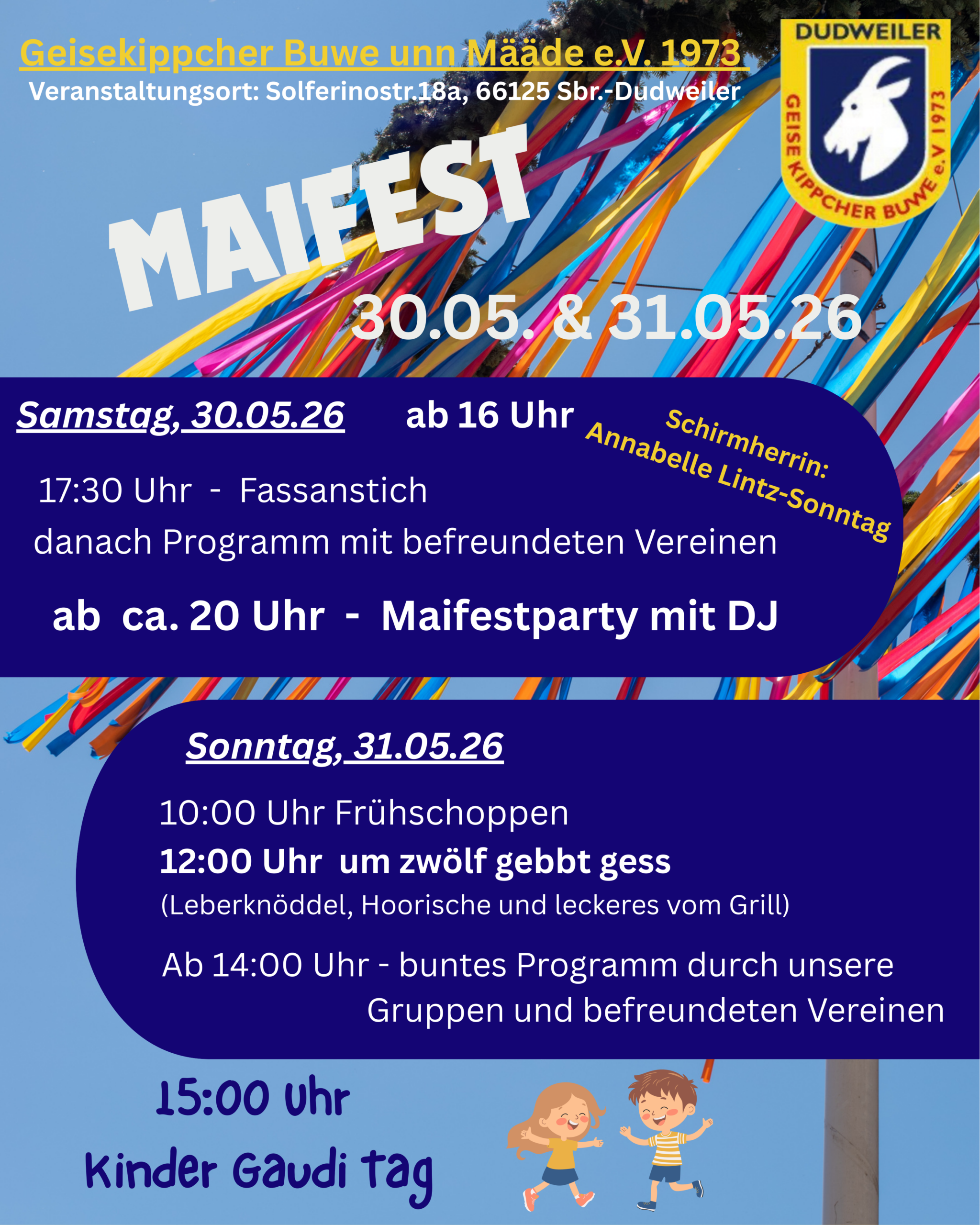Geisekippcher Maifest 30.05 & 31.05.2026