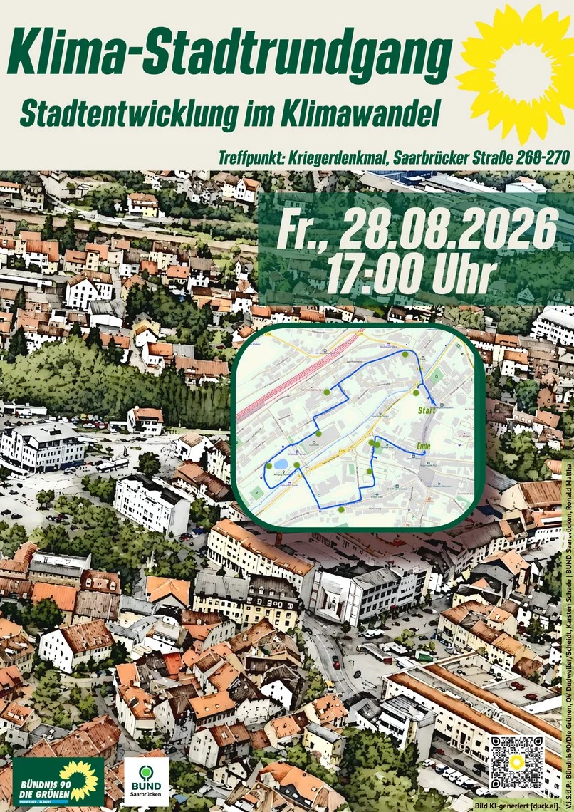 Klimarundgang - Plakat