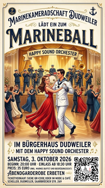Marineball 2026 - Plakat zur Veranstaltung